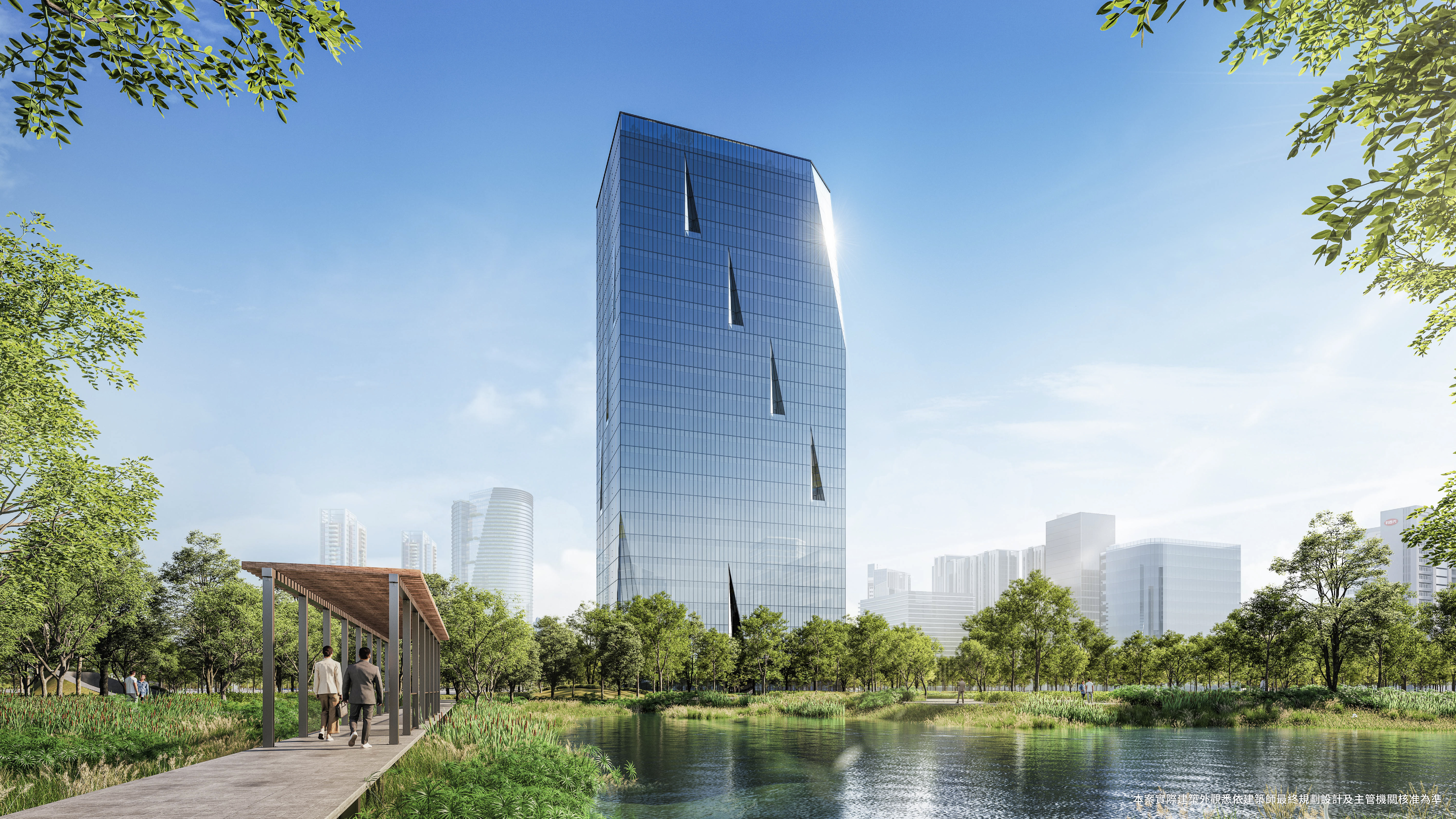 水晶體建築形象圖